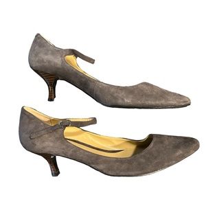 Ralph Lauren Gray Suede Pumps - size 9.5